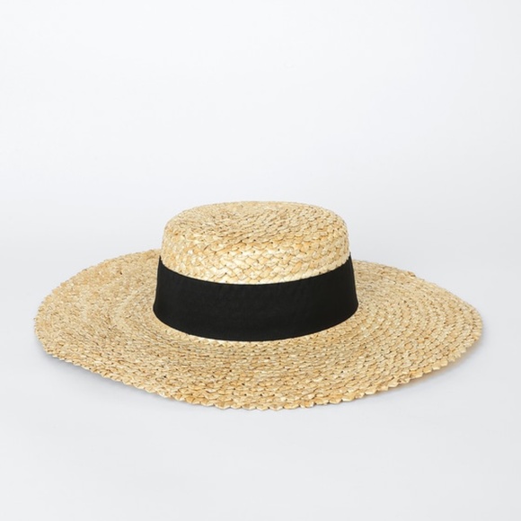 Wide Brim Oversized Boho Straw Round Beach Sun Hat - Picture 2 of 5